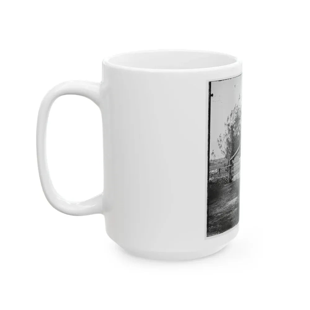 Captain Worrall's Quarters At Cedar Level, Va. (U.S. Civil War) White Coffee Mug - Go Mug Yourself