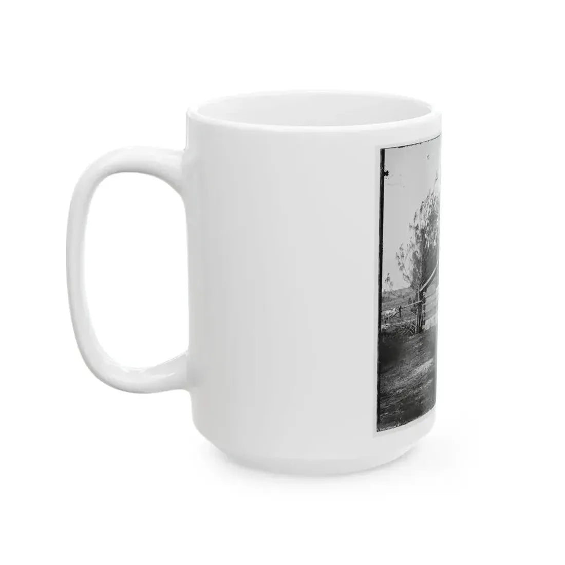 Captain Worrall's Quarters At Cedar Level, Va. (U.S. Civil War) White Coffee Mug - Go Mug Yourself