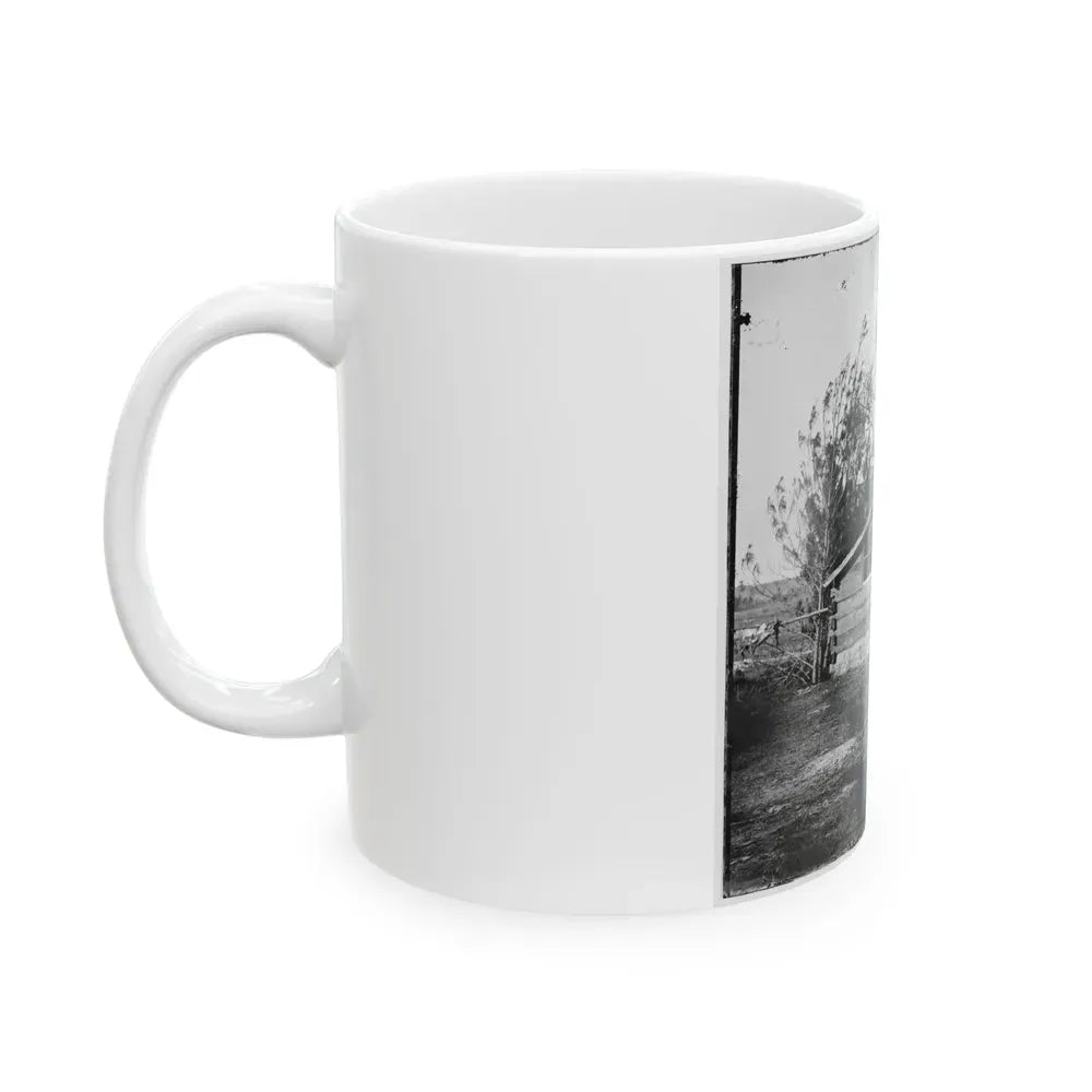 Captain Worrall's Quarters At Cedar Level, Va. (U.S. Civil War) White Coffee Mug - Go Mug Yourself