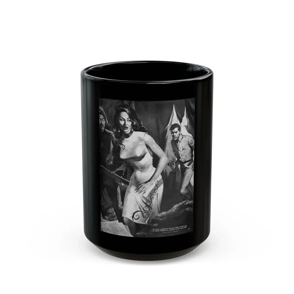 Captive Girl Compound, For Men Only, December 1964 - Black Coffee Mug 15oz - Go Mug Yourself