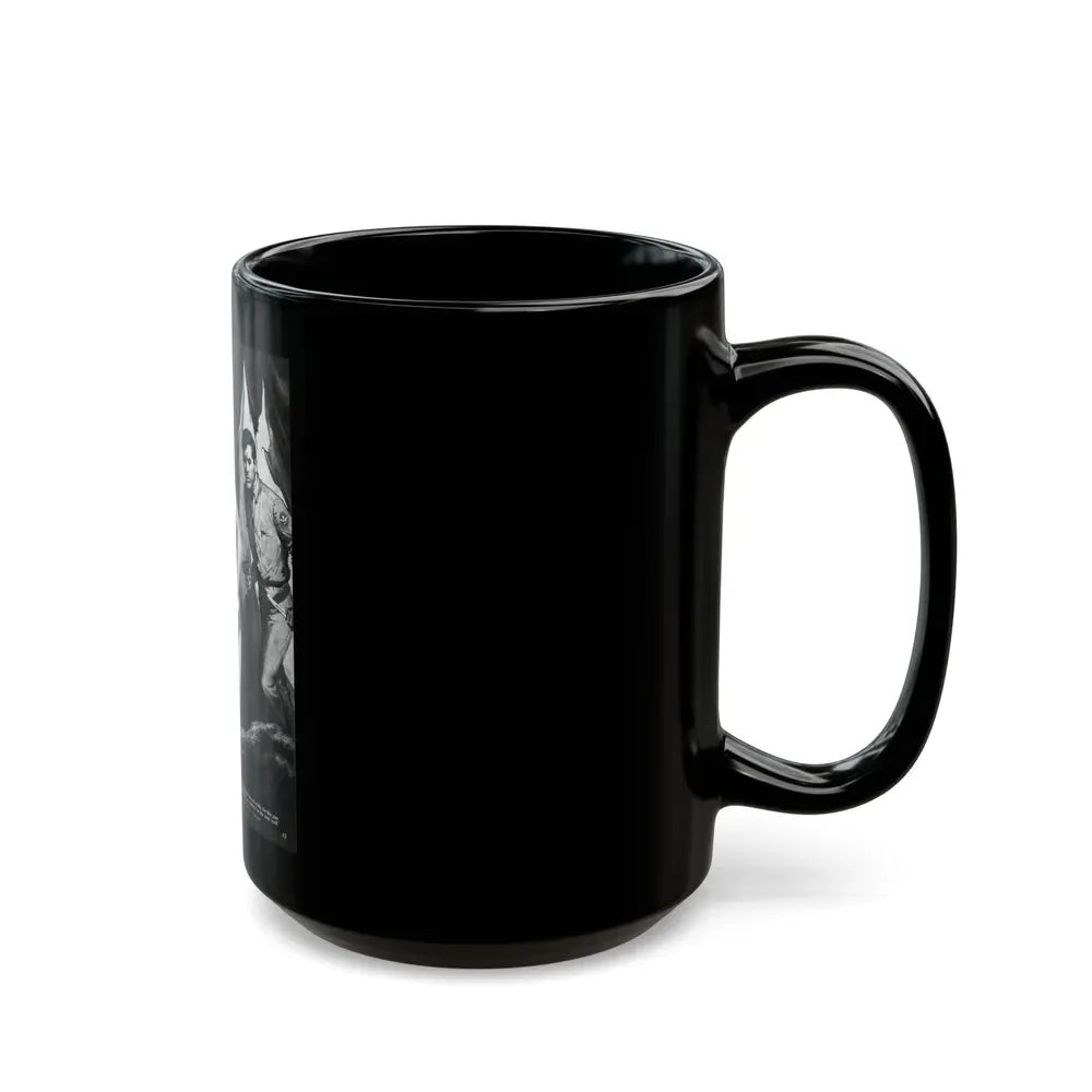 Captive Girl Compound, For Men Only, December 1964 - Black Coffee Mug - Go Mug Yourself