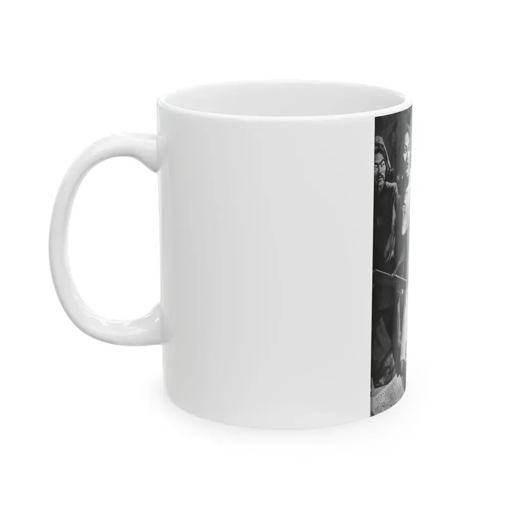 Captive Girl Compound, For Men Only, December 1964 - White Coffee Mug - Go Mug Yourself