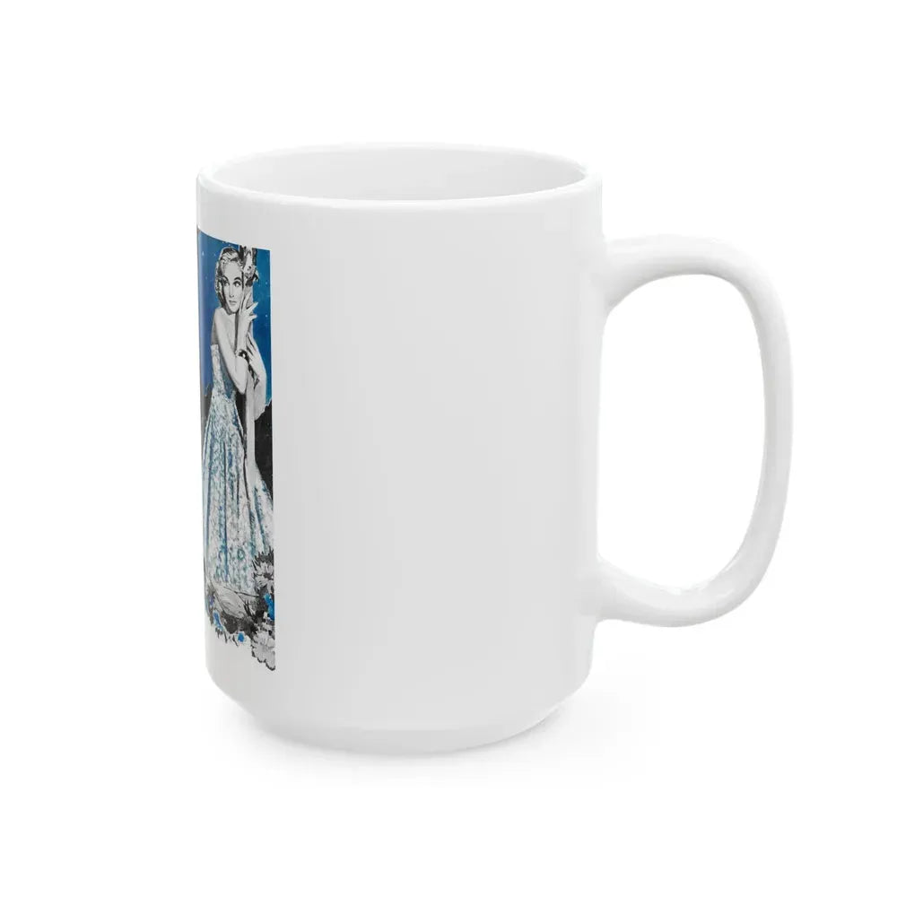 Captive Heart by Nicholas Carey, Woman's Own magazine, 1957 - White Coffee Mug - Go Mug Yourself