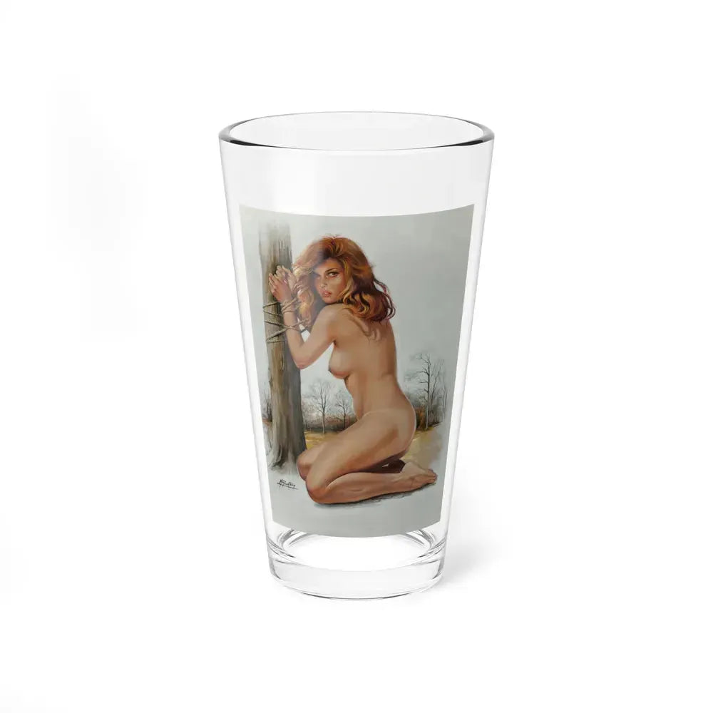 Captive Nude (Magazine Illustration) Pint Glass 16oz 16oz - Go Mug Yourself