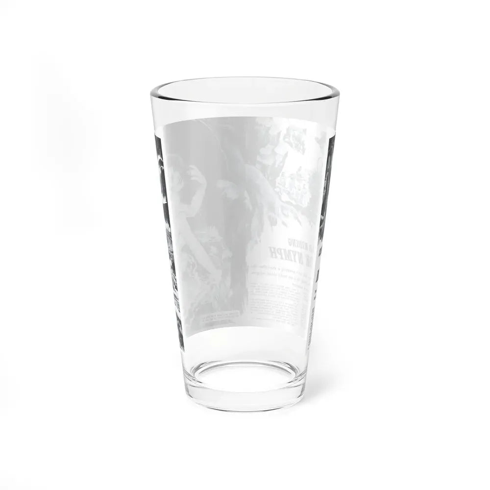 Capture The Wild Riding Renegade Nymph, Man's Book, April 1967 (Magazine Illustration) Pint Glass 16oz - Go Mug Yourself