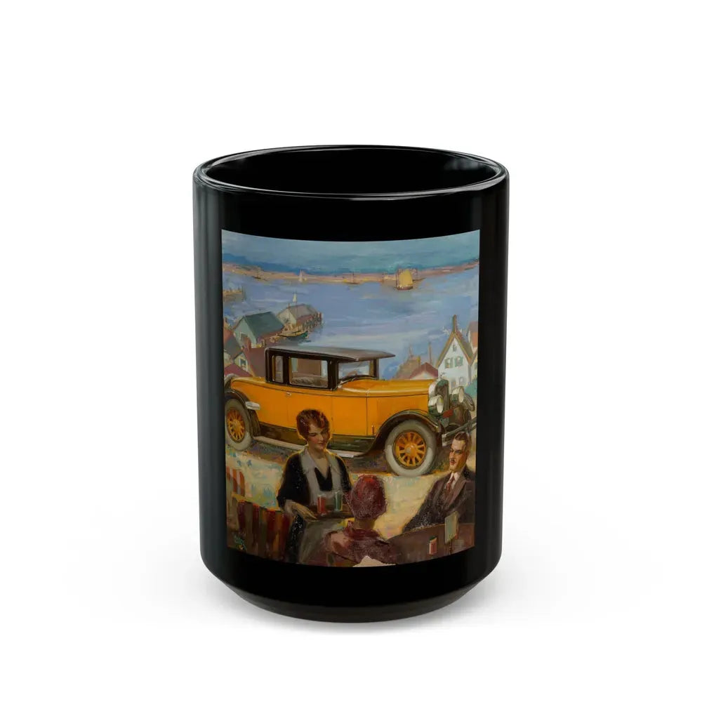 Car advertisement - Black Coffee Mug 15oz - Go Mug Yourself