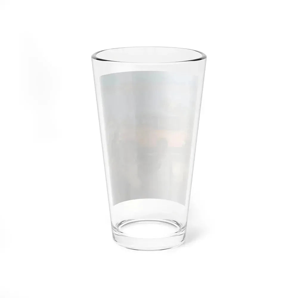 Car advertisement (Magazine Illustration) Pint Glass 16oz - Go Mug Yourself