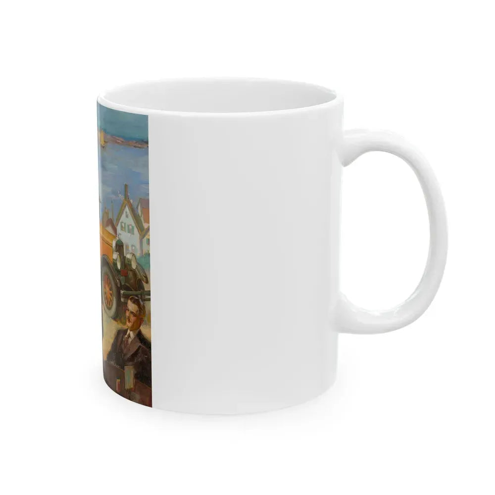 Car advertisement - White Coffee Mug - Go Mug Yourself