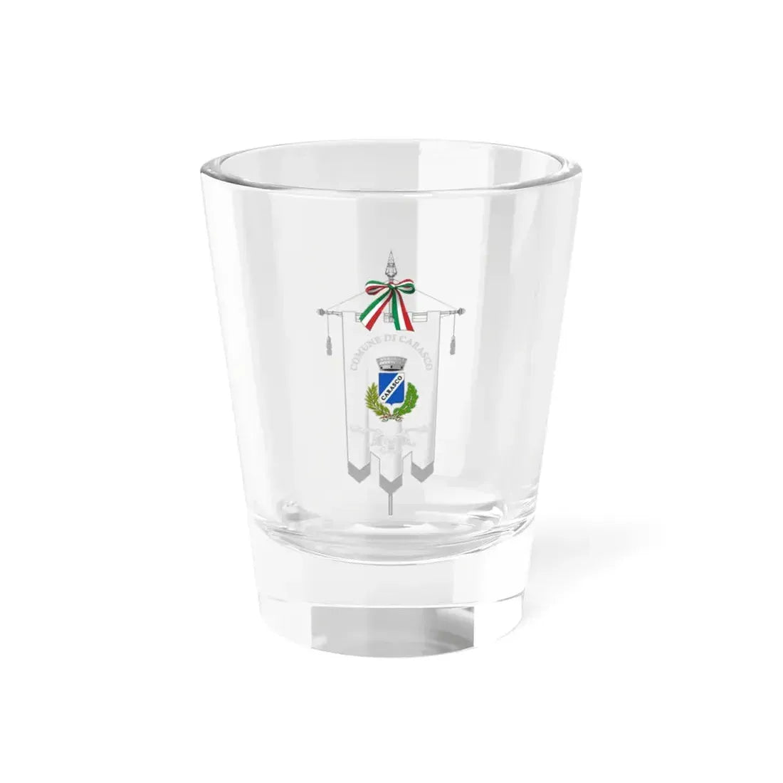 Carasco-Gonfalone (Italy) Shot Glass 1.5oz 1.5oz - Go Mug Yourself