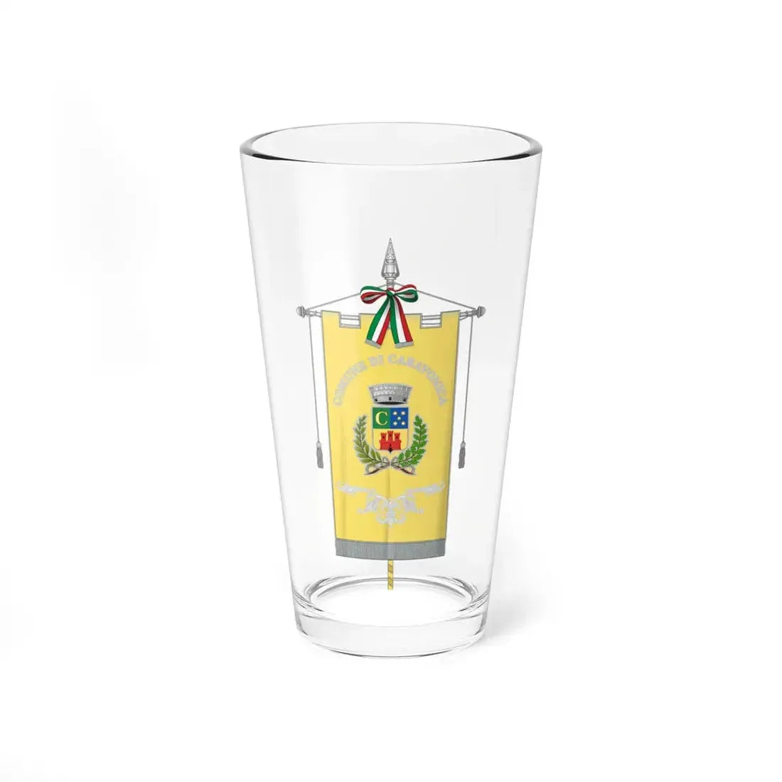 Caravonica-Gonfalone (Italy) Pint Glass 16oz 16oz - Go Mug Yourself