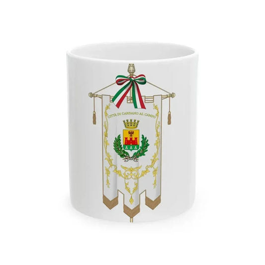 Cardano al Campo-Gonfalone (Italy) White Coffee Mug 11oz - Go Mug Yourself