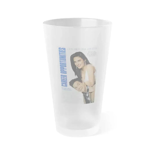 CAREER OPPORTUNITIES 1991 Movie Poster - Frosted Pint Glass 16oz 16oz Frosted - Go Mug Yourself