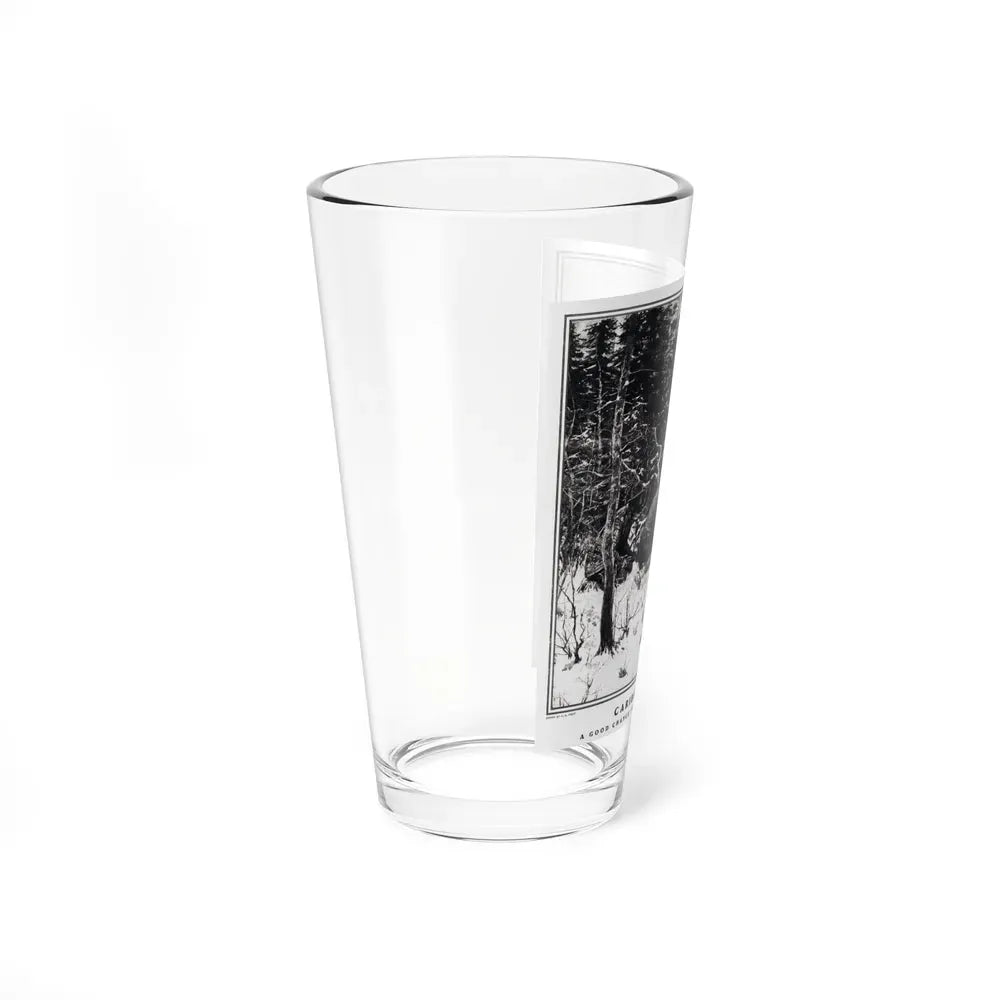 Caribou Hunting, Collier's, December 21, 1901 (Magazine Illustration) Pint Glass 16oz - Go Mug Yourself
