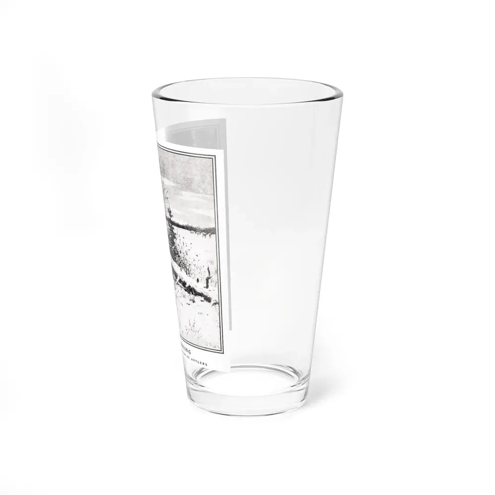 Caribou Hunting, Collier's, December 21, 1901 (Magazine Illustration) Pint Glass 16oz - Go Mug Yourself