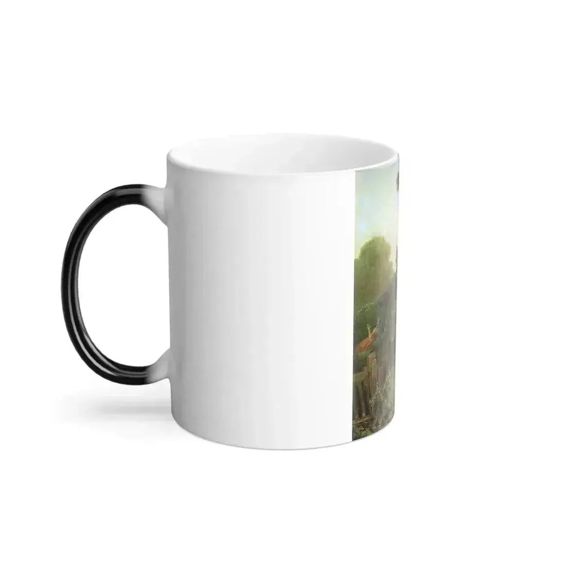 Carl Spitzweg (1808-1885) Memory of a Rose Scent - oil on canvas 1850 - Color Changing Mug 11oz - Go Mug Yourself