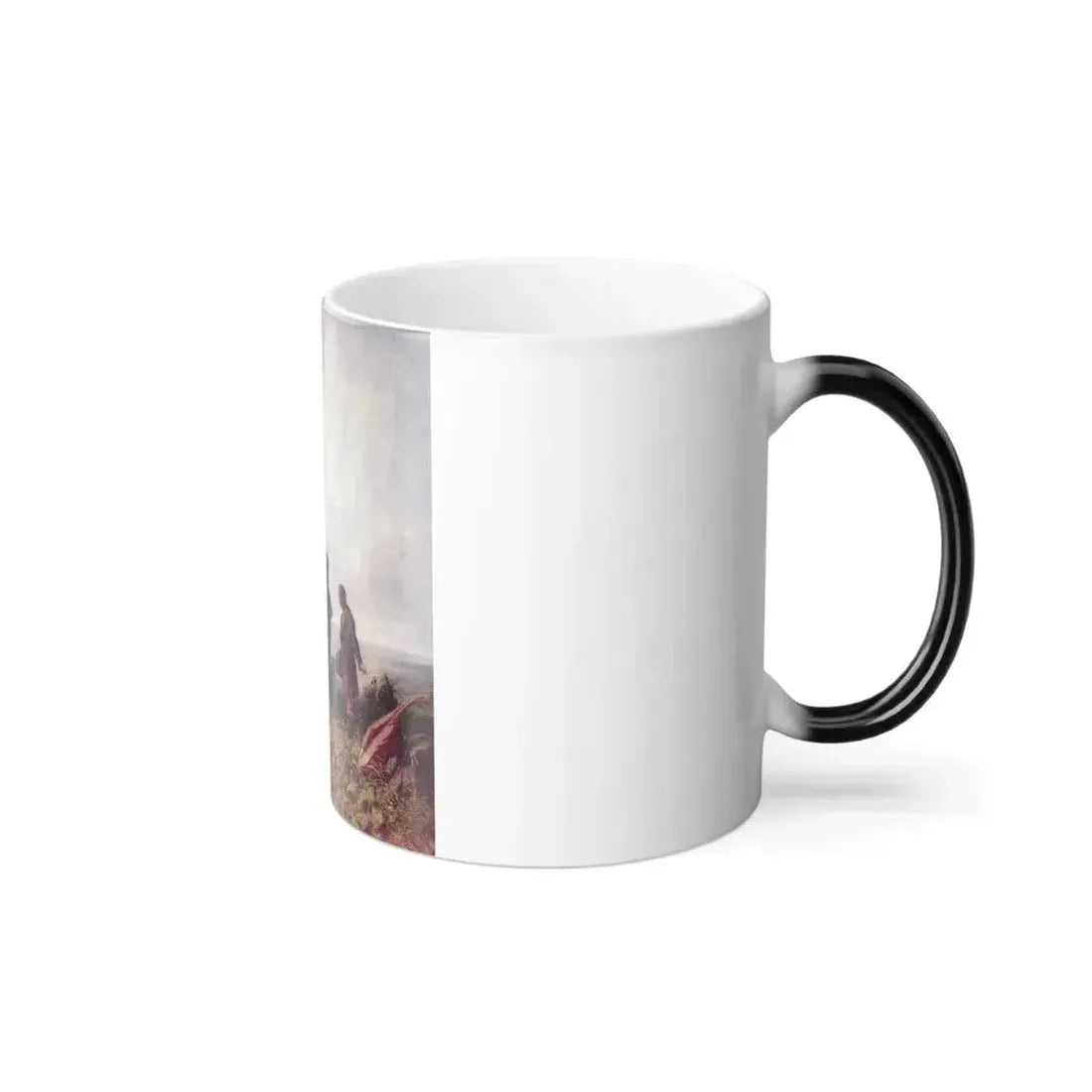 Carl Spitzweg (1808-1885) Where is the passport%3f - Oil on Oakwood c1855 - Color Changing Mug 11oz - Go Mug Yourself