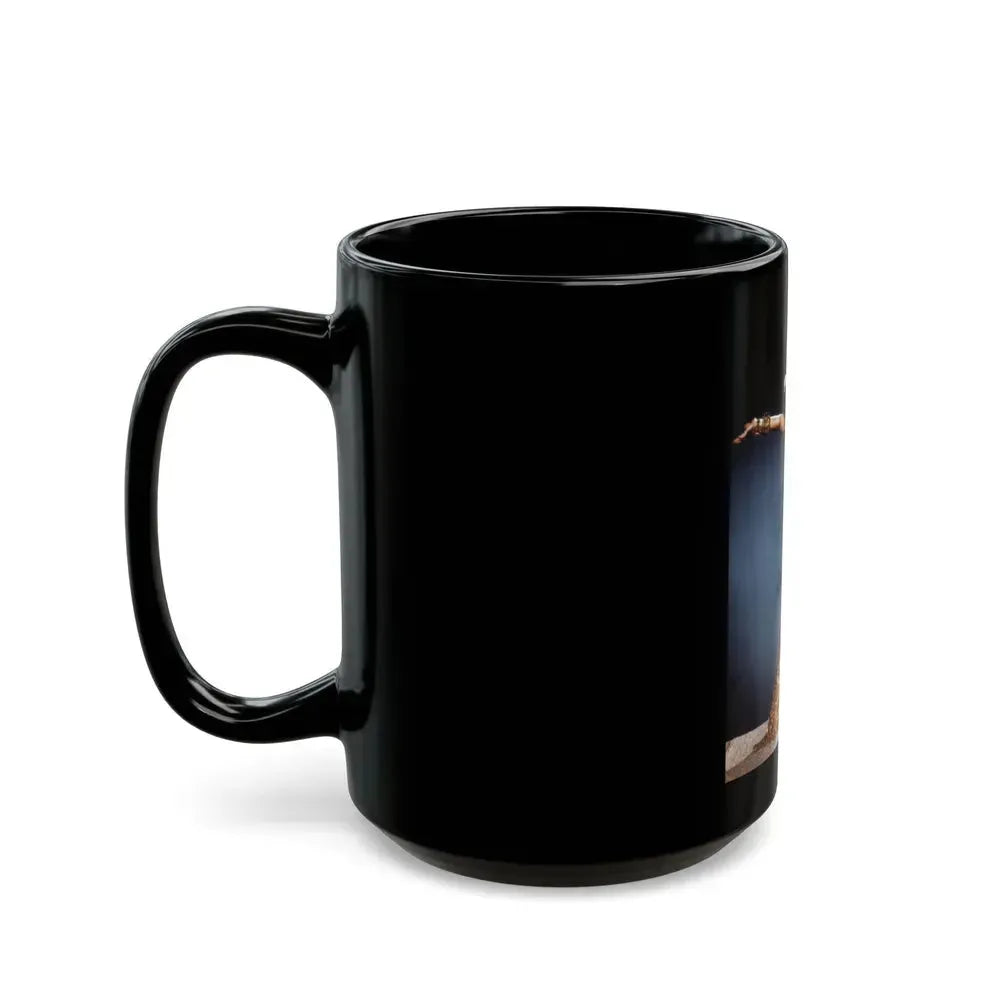 Carmen Miranda #01 (Vintage Female Icon) Black Coffee Mug - Go Mug Yourself