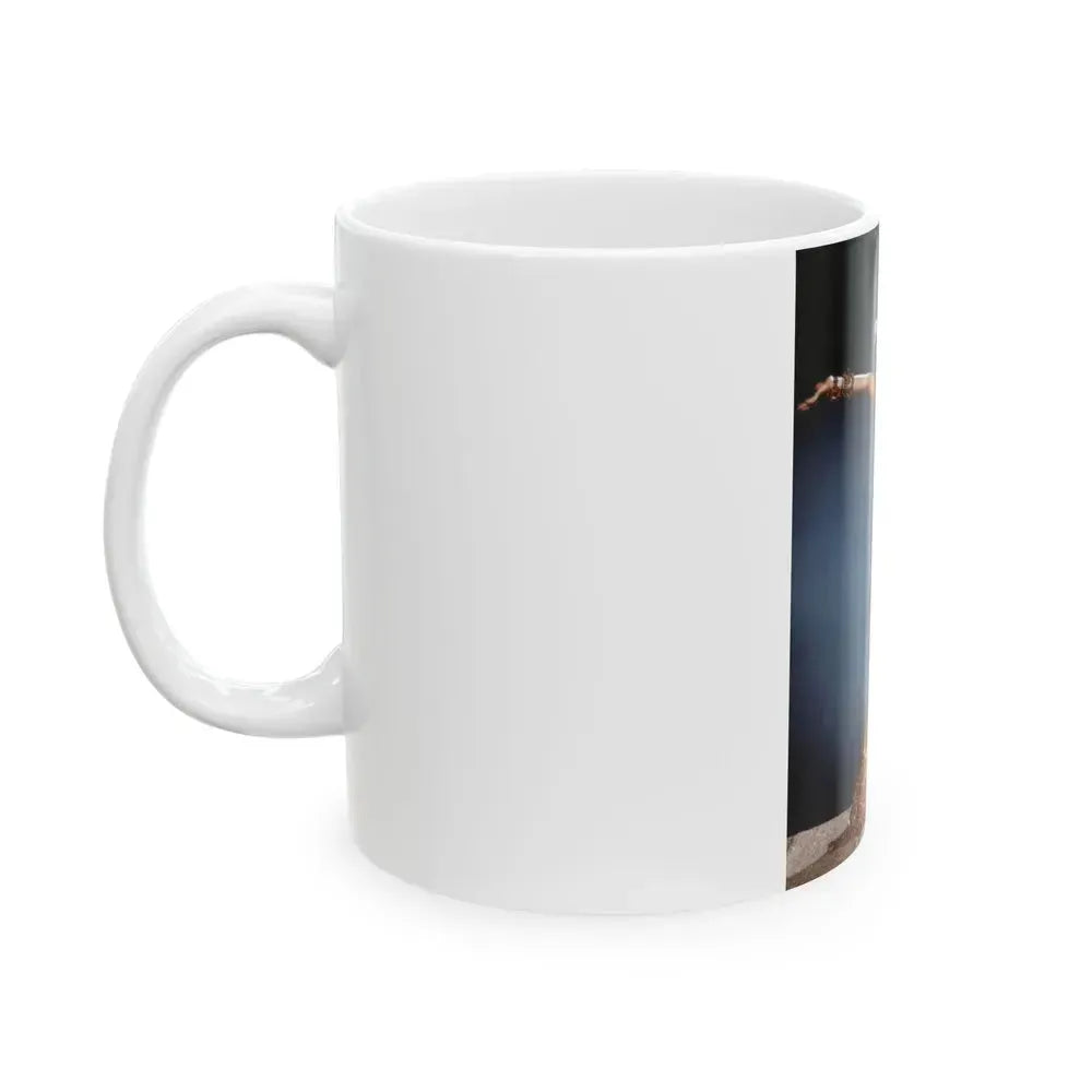 Carmen Miranda #01 (Vintage Female Icon) White Coffee Mug - Go Mug Yourself