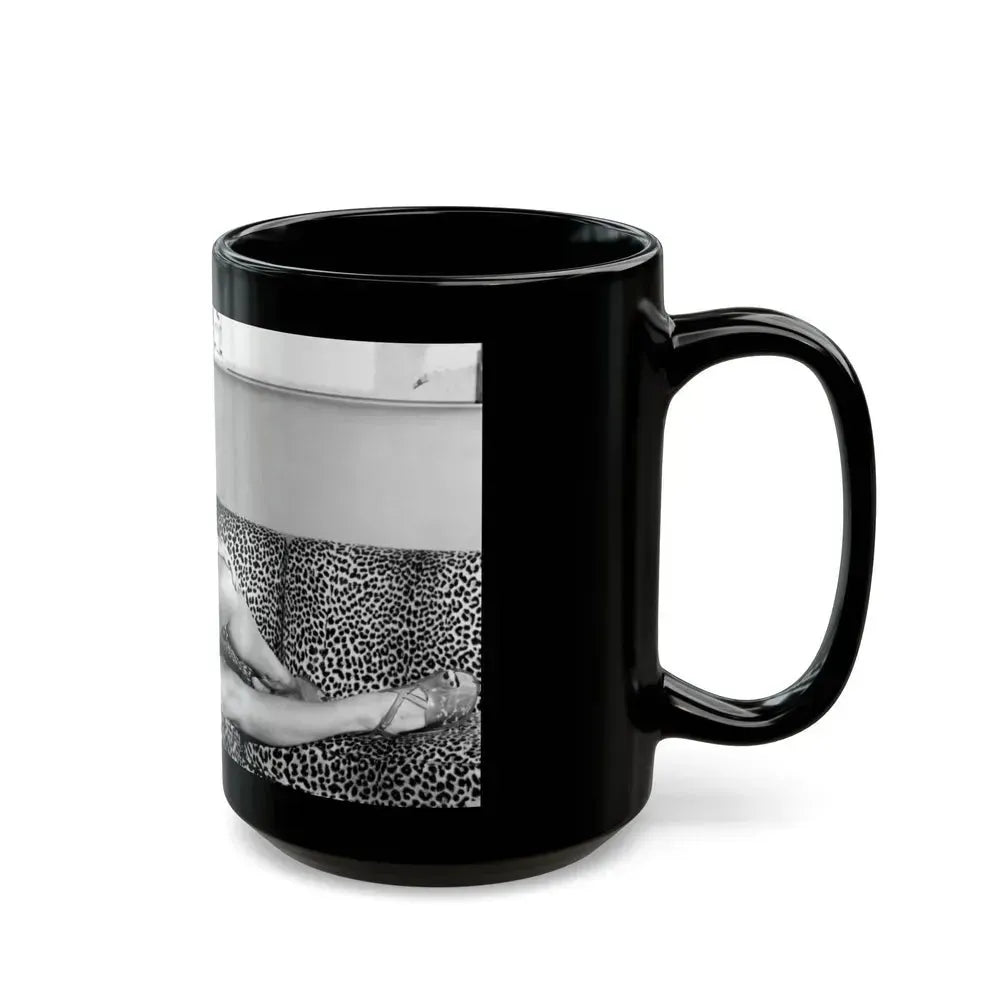 Carmen Miranda #06 (Vintage Female Icon) Black Coffee Mug - Go Mug Yourself