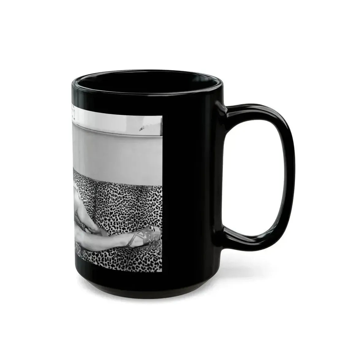 Carmen Miranda #06 (Vintage Female Icon) Black Coffee Mug - Go Mug Yourself