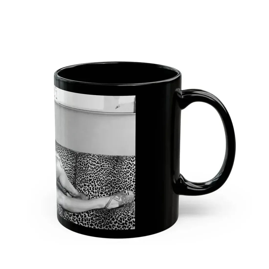 Carmen Miranda #06 (Vintage Female Icon) Black Coffee Mug - Go Mug Yourself