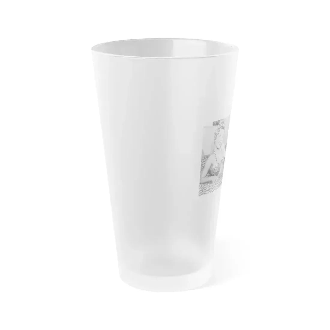 Carmen Miranda #06 (Vintage Female Icon) Frosted Pint Glass 16oz - Go Mug Yourself