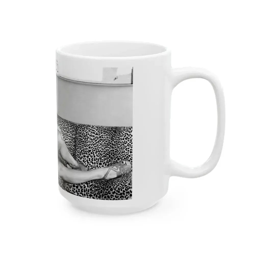 Carmen Miranda #06 (Vintage Female Icon) White Coffee Mug - Go Mug Yourself