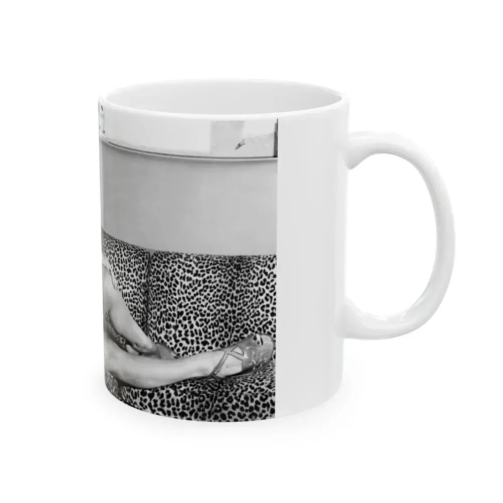 Carmen Miranda #06 (Vintage Female Icon) White Coffee Mug - Go Mug Yourself