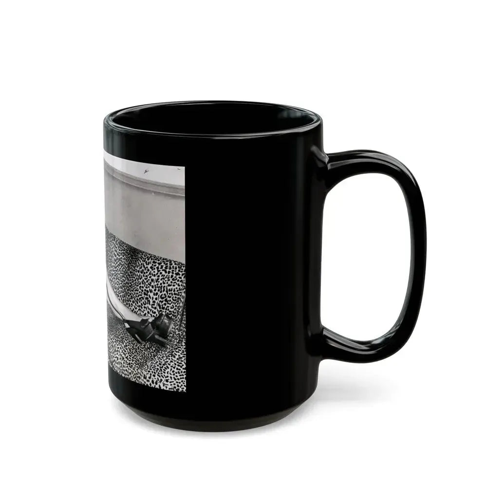 Carmen Miranda #09 (Vintage Female Icon) Black Coffee Mug - Go Mug Yourself