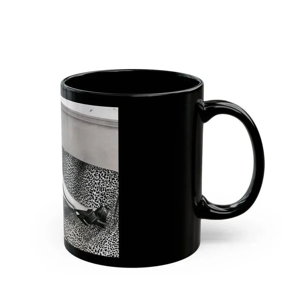 Carmen Miranda #09 (Vintage Female Icon) Black Coffee Mug - Go Mug Yourself