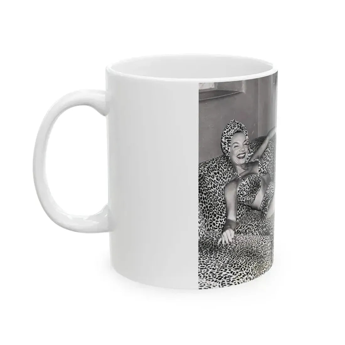 Carmen Miranda #09 (Vintage Female Icon) White Coffee Mug - Go Mug Yourself