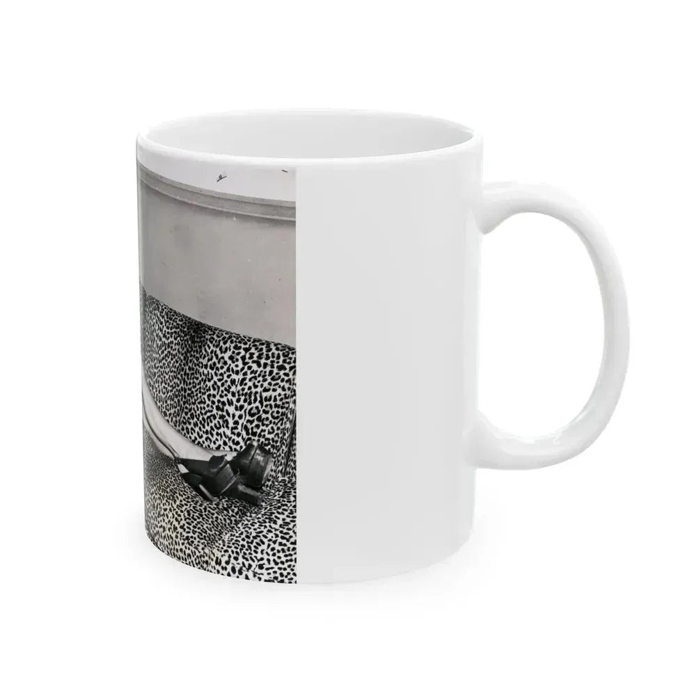 Carmen Miranda #09 (Vintage Female Icon) White Coffee Mug - Go Mug Yourself