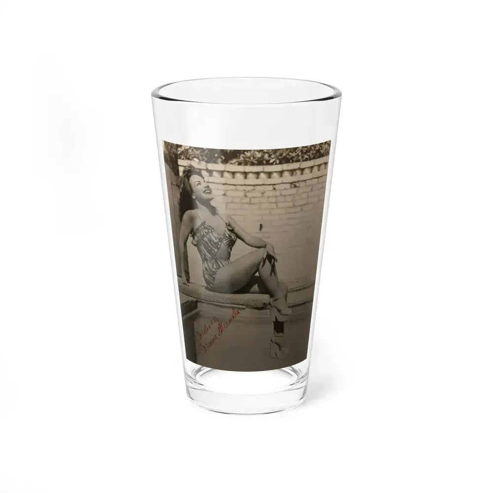 Carmen Miranda #10 (Vintage Female Icon) Pint Glass 16oz 16oz - Go Mug Yourself