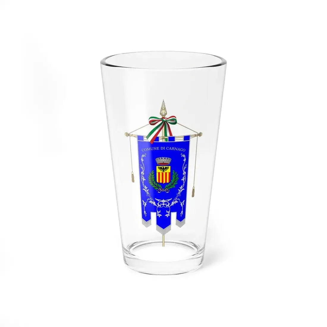 Carnago-Gonfalone (Italy) Pint Glass 16oz 16oz - Go Mug Yourself