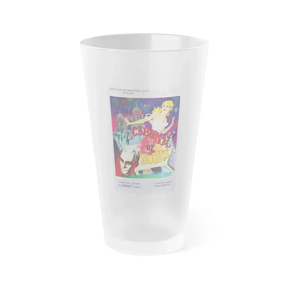 CARNIVAL OF SOULS 1962 Movie Poster - Frosted Pint Glass 16oz 16oz Frosted - Go Mug Yourself
