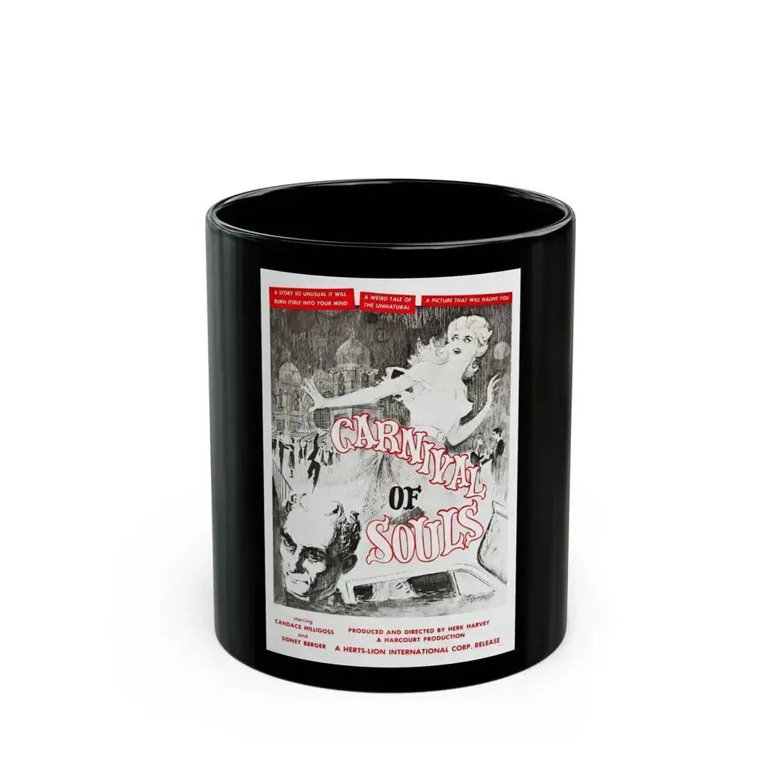 CARNIVAL OF SOULS (2) 1962 Movie Poster - Black Coffee Mug 11oz - Go Mug Yourself