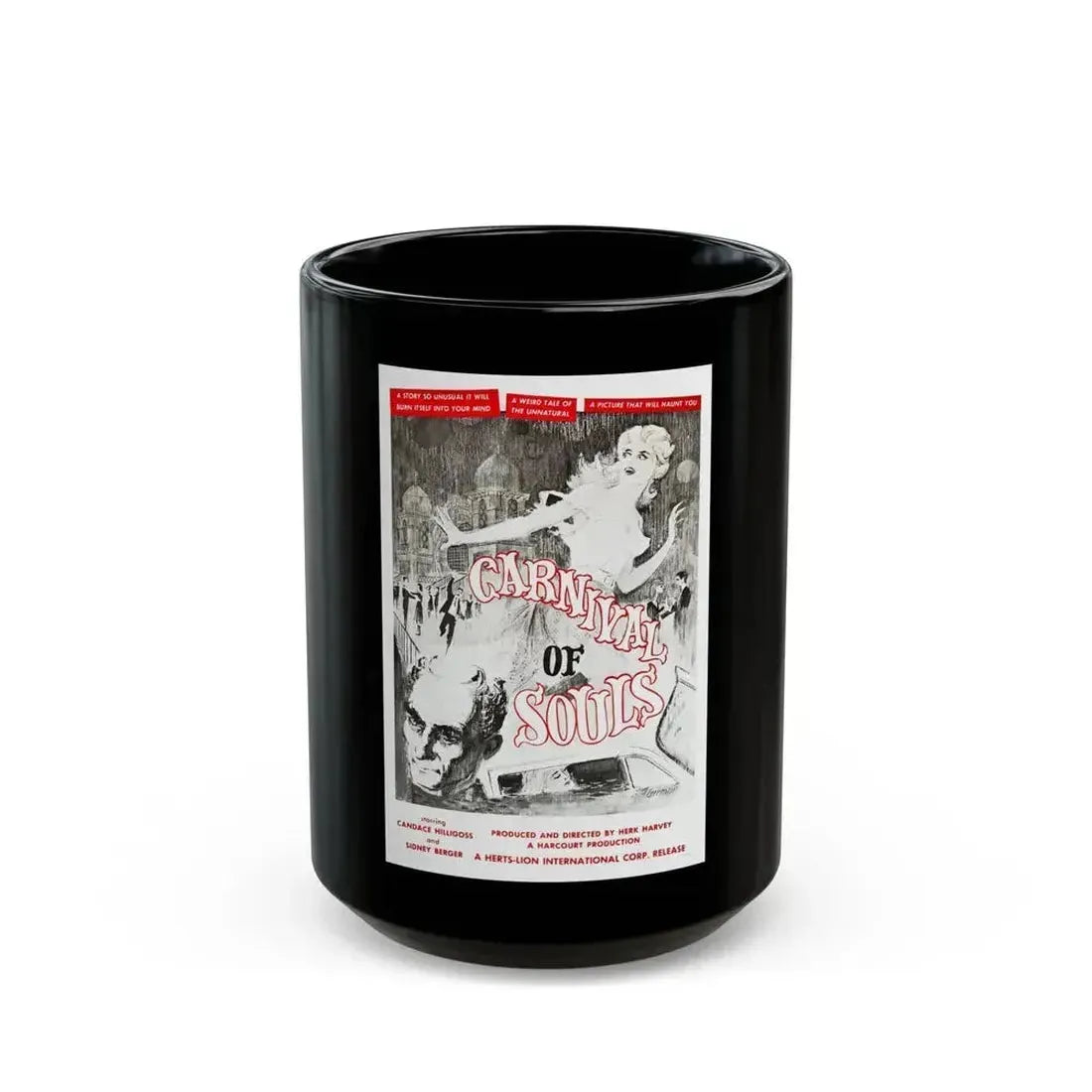 CARNIVAL OF SOULS (2) 1962 Movie Poster - Black Coffee Mug 15oz - Go Mug Yourself