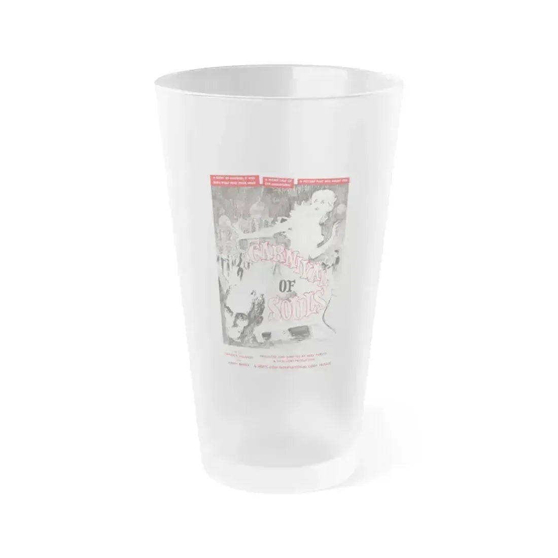 CARNIVAL OF SOULS (2) 1962 Movie Poster - Frosted Pint Glass 16oz 16oz Frosted - Go Mug Yourself