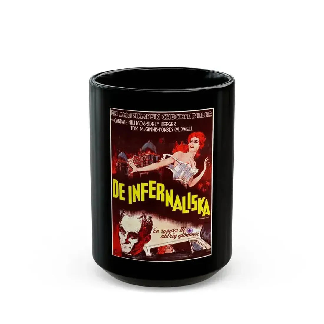 CARNIVAL OF SOULS (POLISH) 1962 Movie Poster - Black Coffee Mug 15oz - Go Mug Yourself