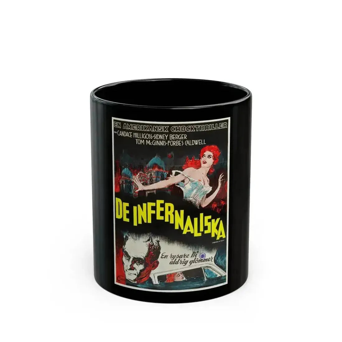 CARNIVAL OF SOULS (SWEDISH) 1962 Movie Poster - Black Coffee Mug 11oz - Go Mug Yourself