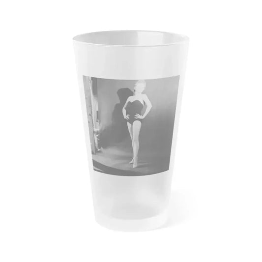 Carol Ohmart #27 (Vintage Female Icon) Frosted Pint Glass 16oz 16oz Frosted - Go Mug Yourself