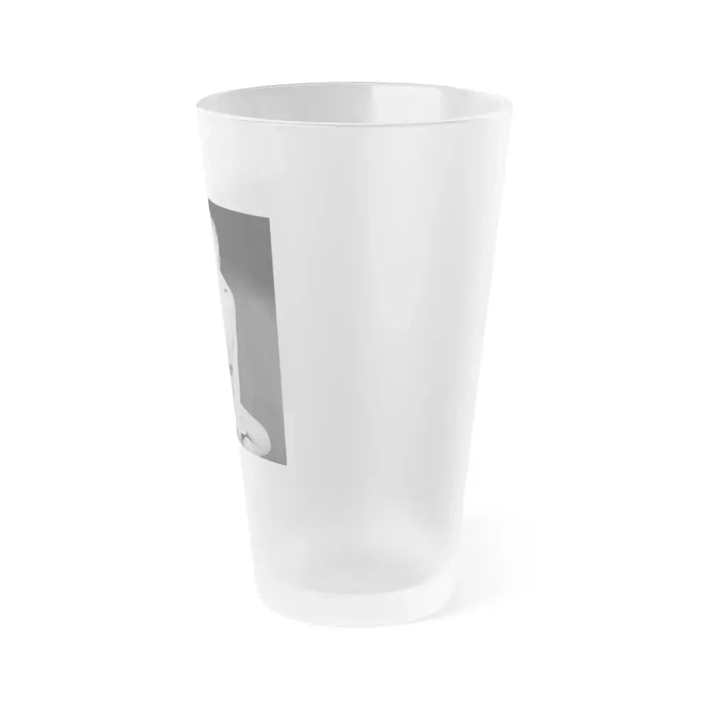 Carol Ohmart #39 (Vintage Female Icon) Frosted Pint Glass 16oz - Go Mug Yourself
