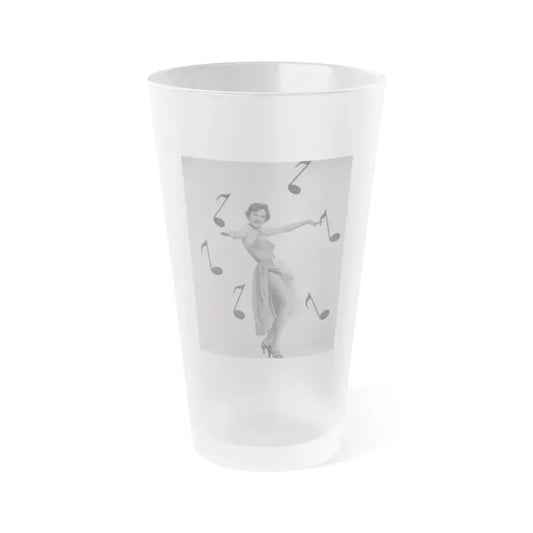 Carol Ohmart #57 - Page 1, Photo 1 of 4 Cropped from International Photographer Mag. June '55 (Vintage Female Icon) Frosted Pint Glass 16oz 16oz Frosted - Go Mug Yourself