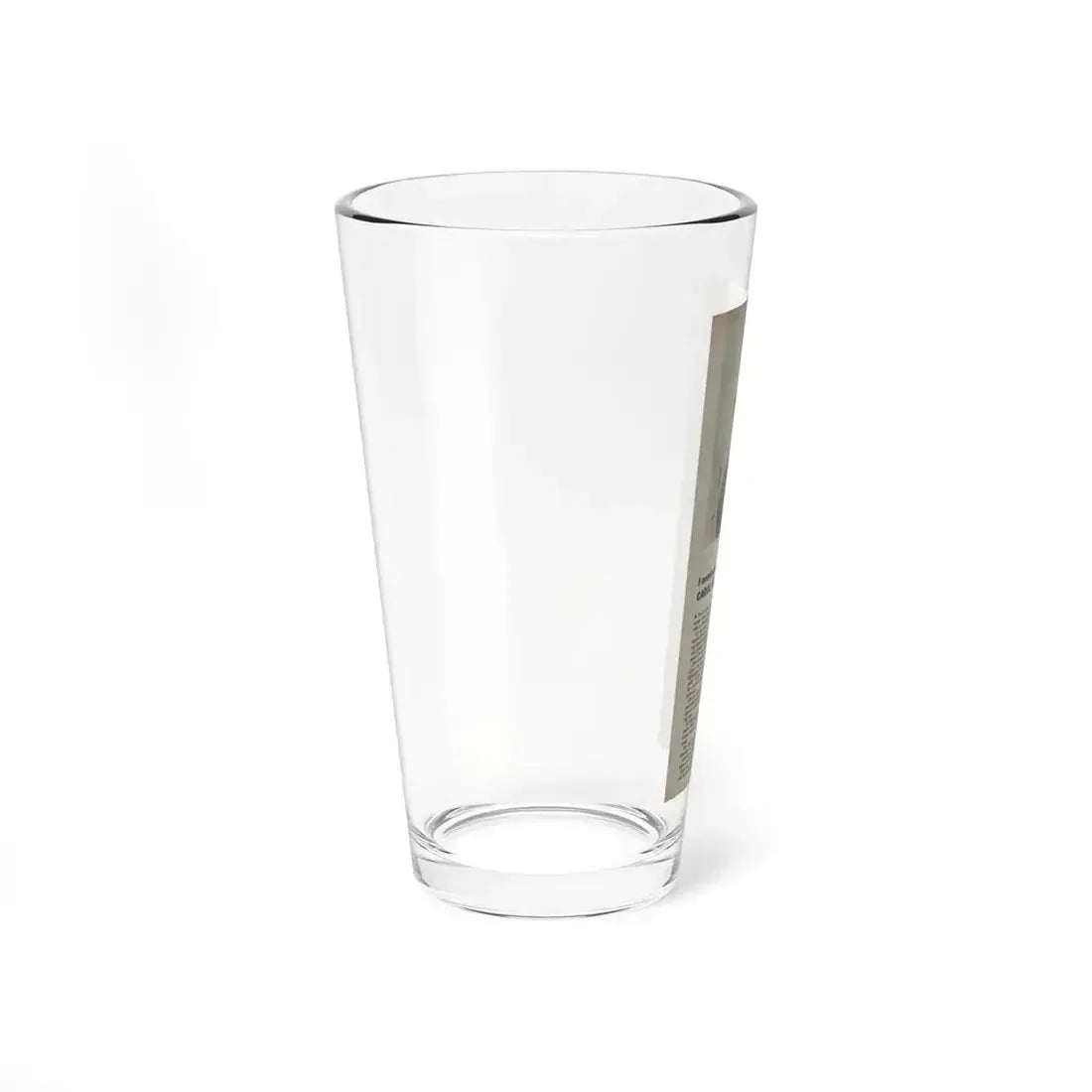 Carol Ohmart #61 - 1 B&W Photo & Article from Modern Screen Mag. July '55 (Vintage Female Icon) Pint Glass 16oz - Go Mug Yourself