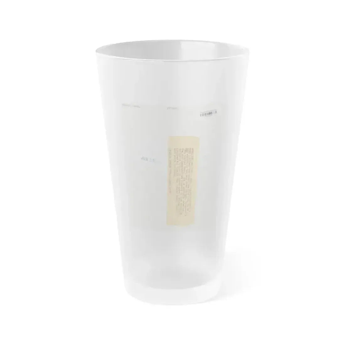 Carol Ohmart #73 - Vintage B&W 8x10 Pin-Up Photo from 6-28-56 1 (Vintage Female Icon) Frosted Pint Glass 16oz 16oz Frosted - Go Mug Yourself