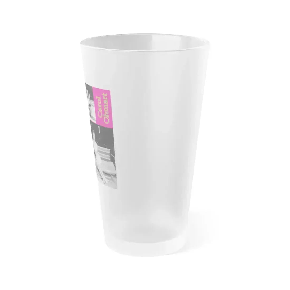 Carol Ohmart #81 (Vintage Female Icon) Frosted Pint Glass 16oz - Go Mug Yourself