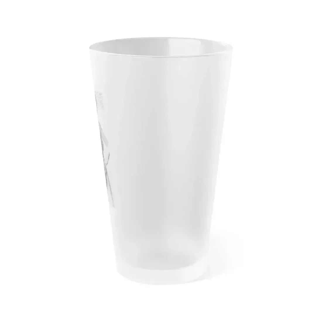 Caroline Munro #209 (Vintage Female Icon) Frosted Pint Glass 16oz - Go Mug Yourself