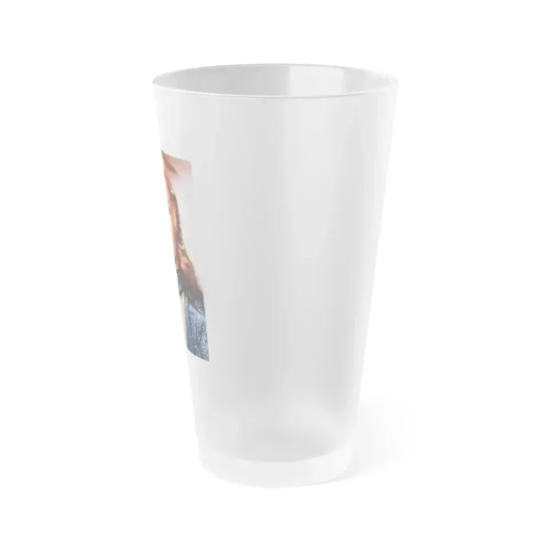 Caroline Munro #231 (Vintage Female Icon) Frosted Pint Glass 16oz - Go Mug Yourself