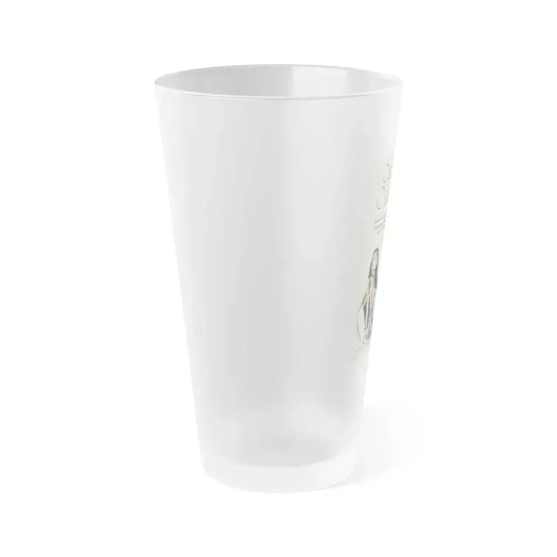 Caroline Munro #249 - Femme Fatales Fall 1992 (Vintage Female Icon) Frosted Pint Glass 16oz - Go Mug Yourself