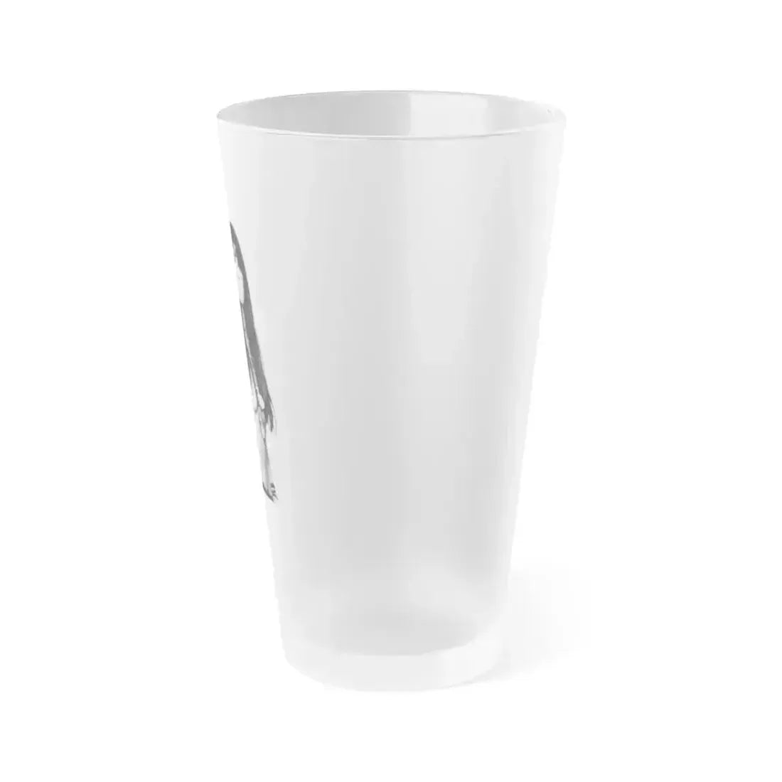 Caroline Munro #255 (Vintage Female Icon) Frosted Pint Glass 16oz - Go Mug Yourself